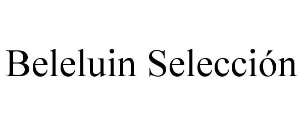 Trademark Logo BELELUIN SELECCIÃN