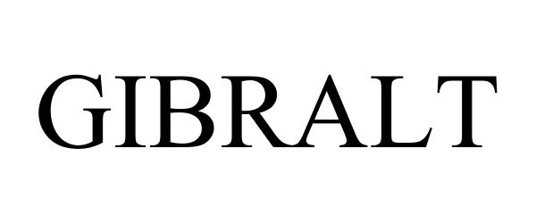 Trademark Logo GIBRALT