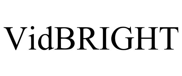 Trademark Logo VIDBRIGHT