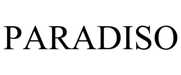 Trademark Logo PARADISO