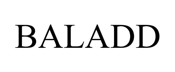 Trademark Logo BALADD