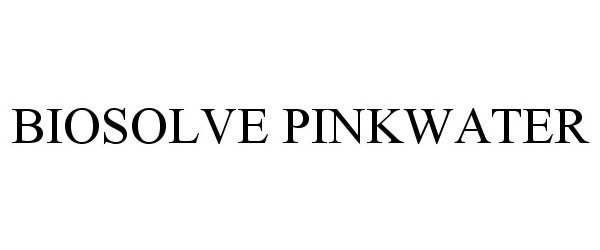  BIOSOLVE PINKWATER