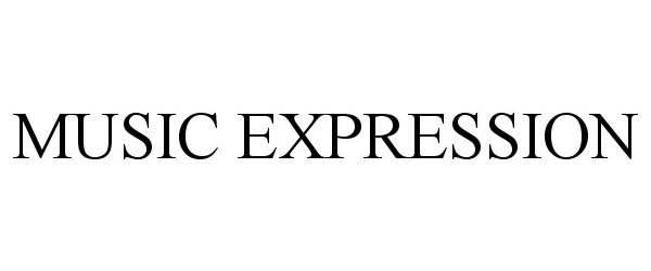 Trademark Logo MUSIC EXPRESSION