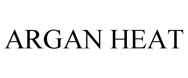 Trademark Logo ARGAN HEAT