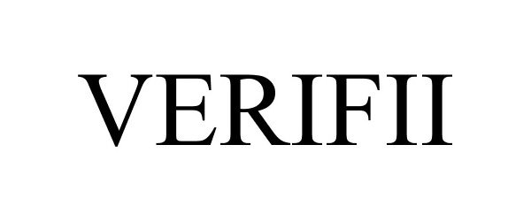 Trademark Logo VERIFII