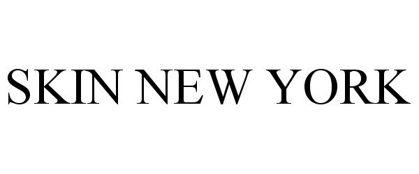 Trademark Logo SKIN NEW YORK