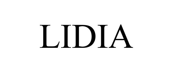 Trademark Logo LIDIA