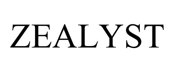 Trademark Logo ZEALYST