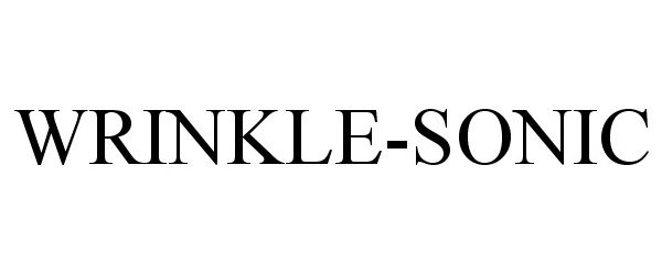 Trademark Logo WRINKLE-SONIC