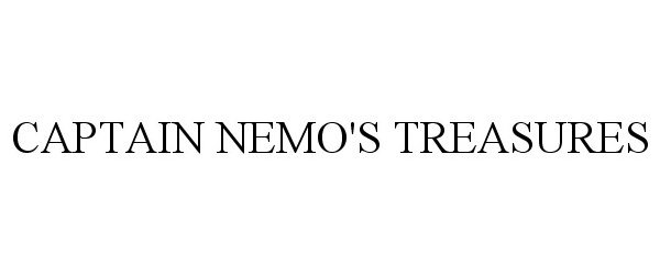 Trademark Logo CAPTAIN NEMO'S TREASURES