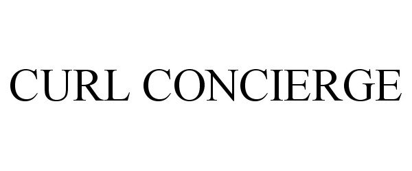 Trademark Logo CURL CONCIERGE