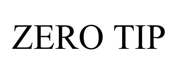 Trademark Logo ZERO TIP