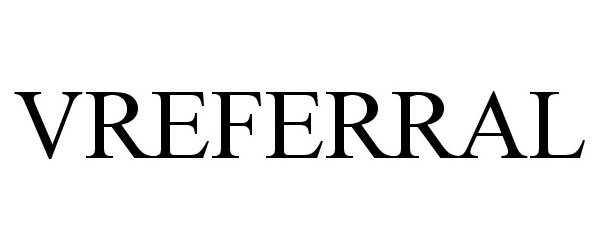 Trademark Logo VREFERRAL