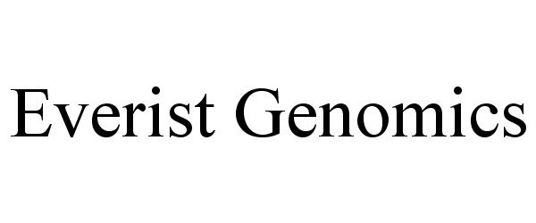 Trademark Logo EVERIST GENOMICS