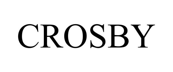 Trademark Logo CROSBY