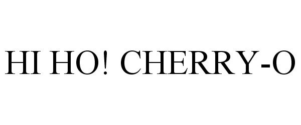  HI HO! CHERRY-O