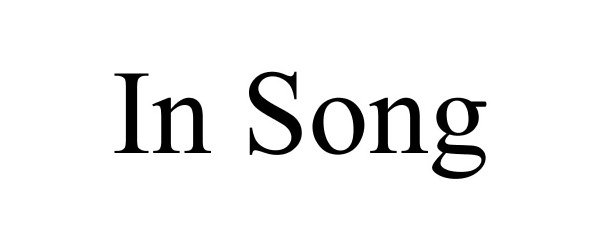 Trademark Logo IN SONG