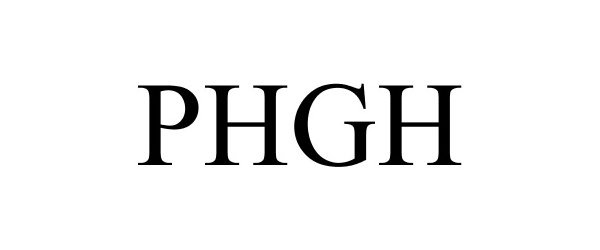 Trademark Logo PHGH