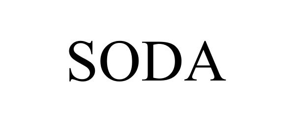 Trademark Logo SODA