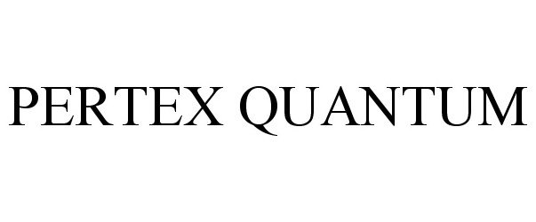 Trademark Logo PERTEX QUANTUM