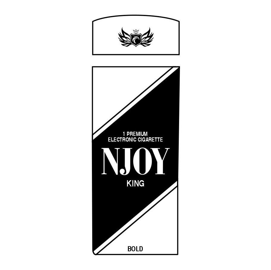 Trademark Logo 1 PREMIUM ELECTRONIC CIGARETTE NJOY KINGBOLD