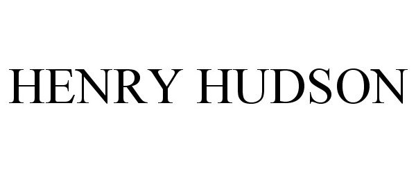  HENRY HUDSON