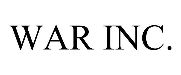 Trademark Logo WAR INC.