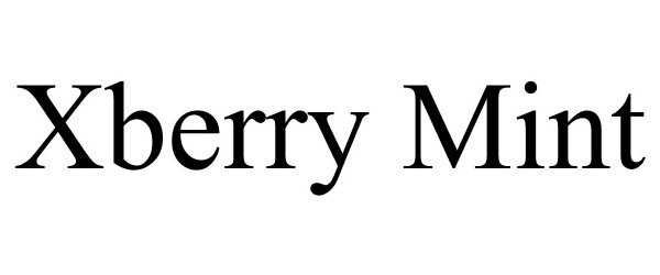 Trademark Logo XBERRY MINT