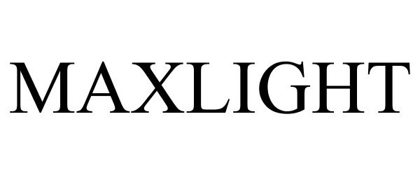 Trademark Logo MAXLIGHT