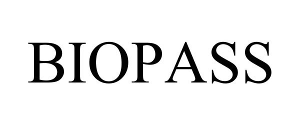 Trademark Logo BIOPASS