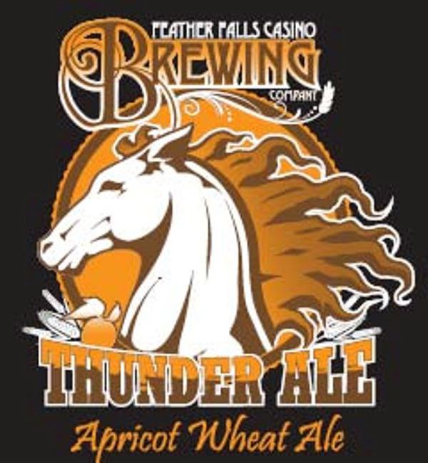  FEATHER FALLS CASINO BREWING COMPANY THUNDER ALE APRICOT WHEAT ALE