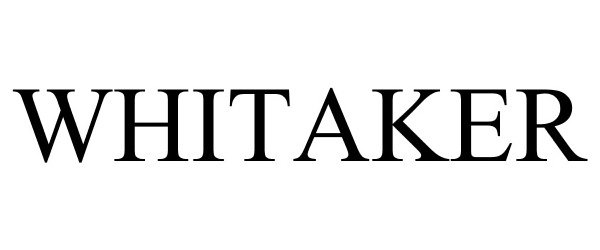 Trademark Logo WHITAKER