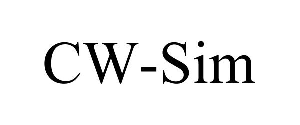  CW-SIM