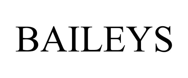 Trademark Logo BAILEYS