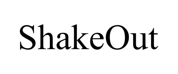 Trademark Logo SHAKEOUT