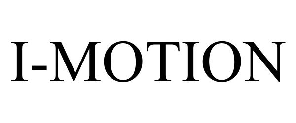 Trademark Logo I-MOTION