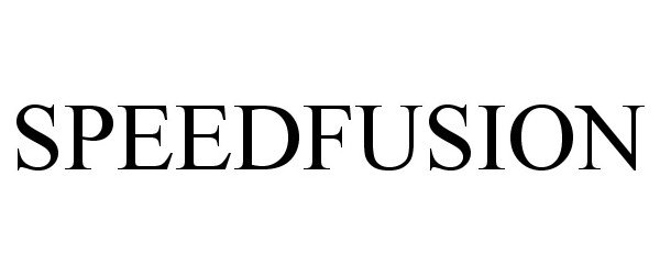 Trademark Logo SPEEDFUSION