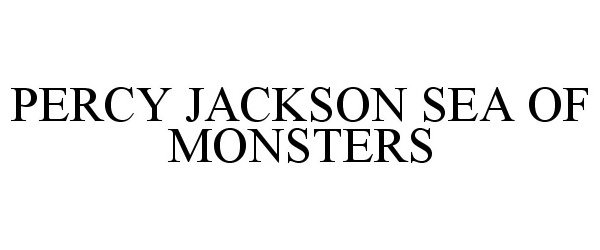  PERCY JACKSON SEA OF MONSTERS