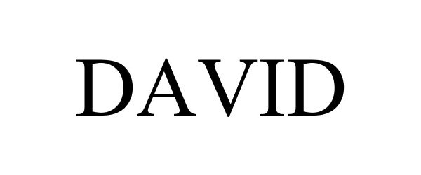 Trademark Logo DAVID