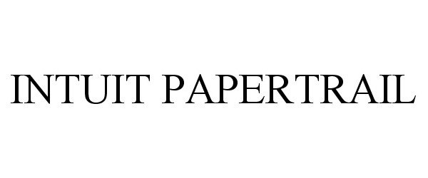  INTUIT PAPERTRAIL