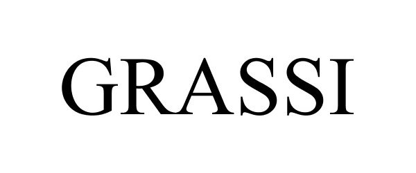 Trademark Logo GRASSI