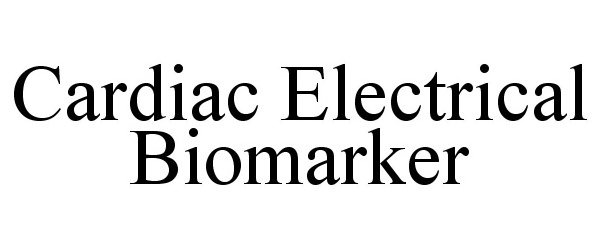  CARDIAC ELECTRICAL BIOMARKER