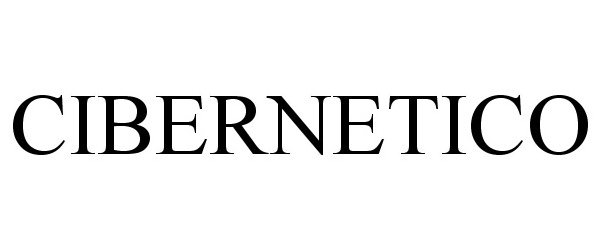 Trademark Logo CIBERNETICO