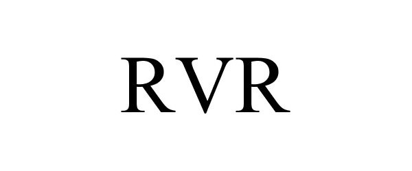 Trademark Logo RVR