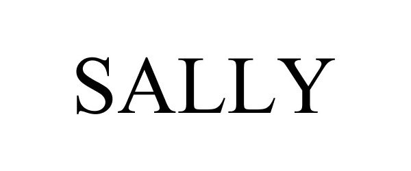 Trademark Logo SALLY