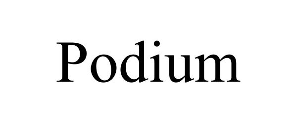 Trademark Logo PODIUM