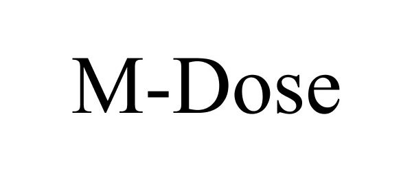 Trademark Logo M-DOSE