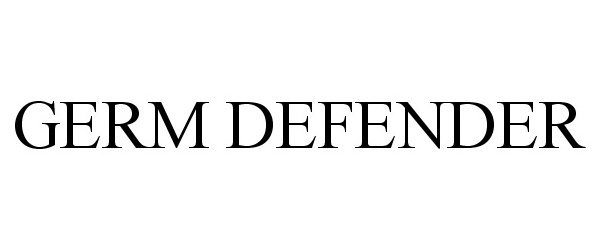 Trademark Logo GERM DEFENDER