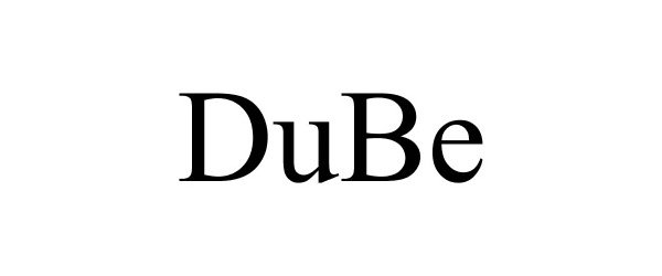 Trademark Logo DUBE