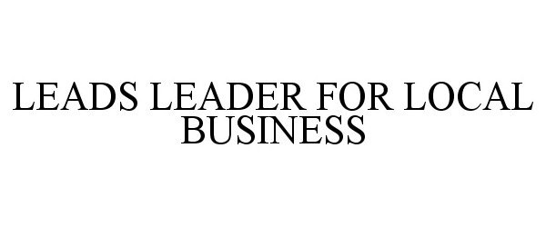  LEADS LEADER FOR LOCAL BUSINESS
